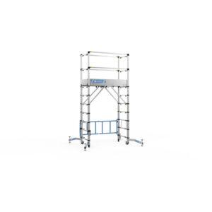 Teletower Échafaudage mobile télescopique - Hauteur de travail 4m