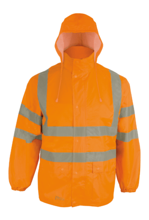 Veste pluie imperméabilité haute visibilité