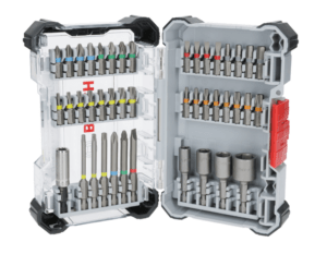 Jeu d'embouts de vissage Extra Hard, présentoir, 43 pièces - Bosch