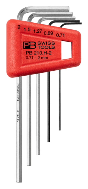 Jeu de clés mâles coudées PB 210 CN jusqu’à gr. 2