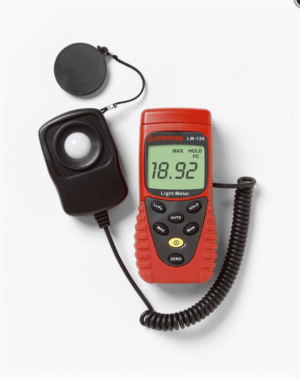 Beha-Amprobe LM-120 - Luxmètre numérique, sélection automatique et manuelle de la plage de mesure, MIN/MAX/HOLD
