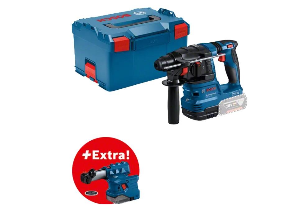 MARTEAU-PERFORATEUR GBH 18V-22 + aspirateur GDE 18V-12 BOSCH