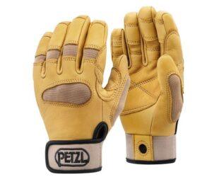 CORDEX PLUS  Gants pour l’assurage et le rappel en cuir naturel haute qualité  - Couleur  Beige -  Petzl
