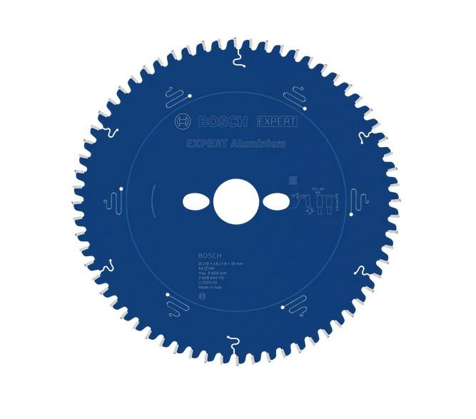 Lame de scie circulaire EXPERT Aluminium, 216 x 2,6 1,8 x 30 mm, T64