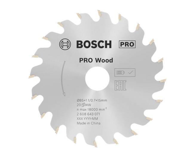 Lame de scie circulaire PRO Wood, 85 x 1,1 x 15 mm