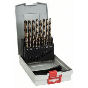 Coffret de 19 forets hélicoïdaux PRO Stainless Steel HSS-Co