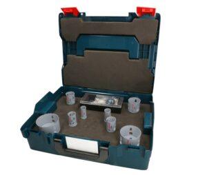 Coffret de 8 scies trépans PRO Multi Material PC Plus ( 22 / 25 / 30 / 35 / 40 / 51 / 68 / 83 ) x 44 mm + 3 accessoires