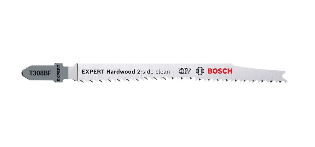 3 Lames de scie sauteuse EXPERT 'Hardwood 2-side clean' T 308 BF
