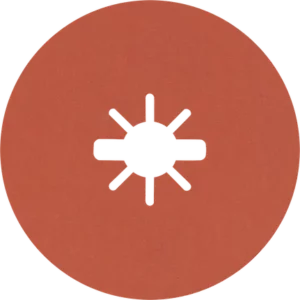 5 Disques sur fibre EXPERT R782 Prisma Ceramic X-LOCK 125 mm, 22,23 mm, G 120