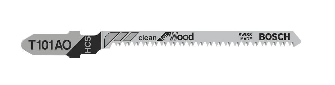 Lame de scie sauteuse T 101 AO Clean for Wood